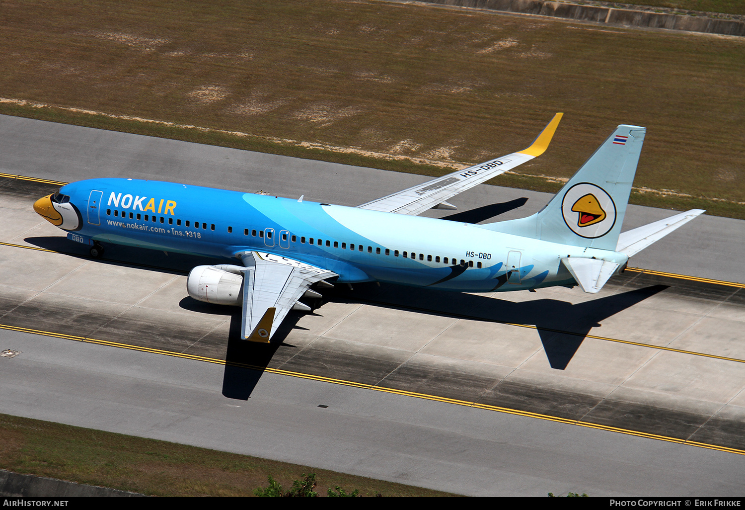 Aircraft Photo of HS-DBD | Boeing 737-8AS | Nok Air | AirHistory.net #346728