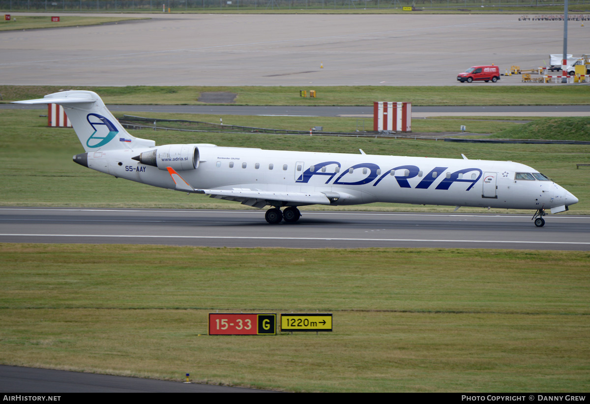 Aircraft Photo of S5-AAY | Bombardier CRJ-701ER (CL-600-2C10) | Adria Airways | AirHistory.net #346740