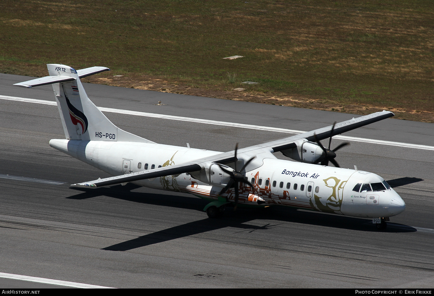 Aircraft Photo of HS-PGD | ATR ATR-72-500 (ATR-72-212A) | Bangkok Airways | AirHistory.net #346751