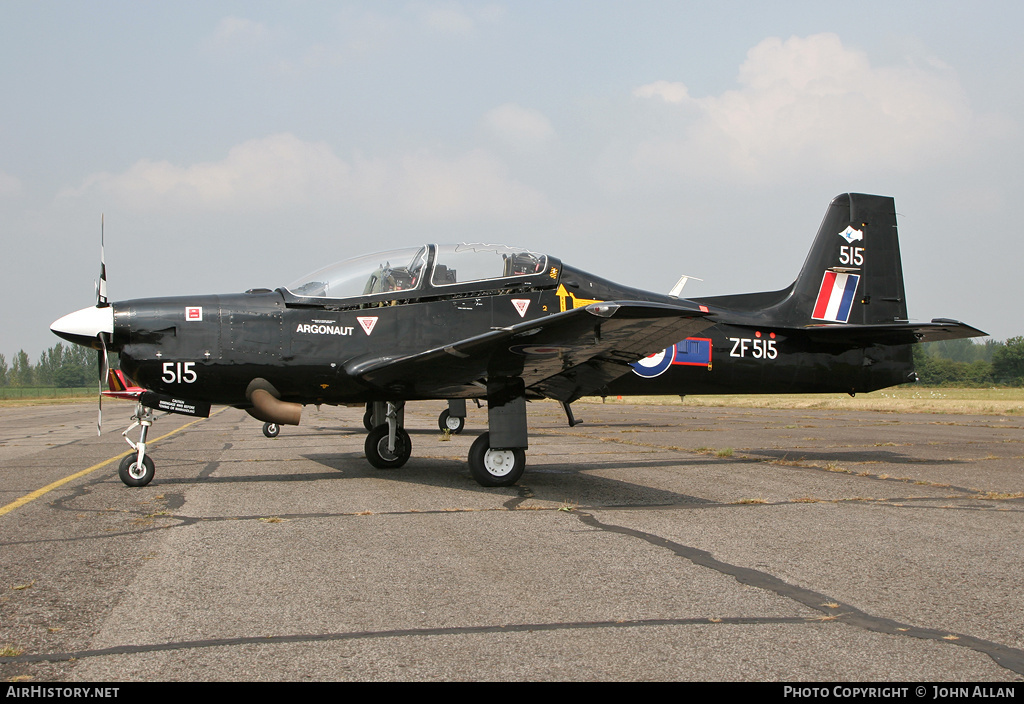 Aircraft Photo of ZF515 | Short S-312 Tucano T1 | UK - Air Force | AirHistory.net #346774