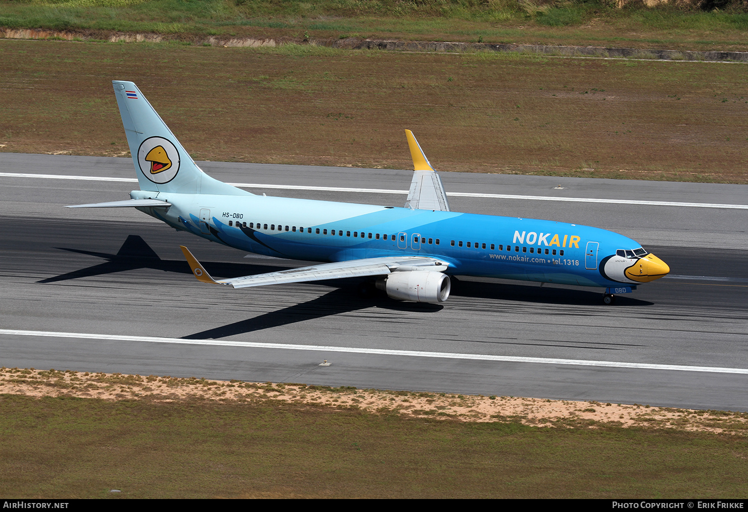 Aircraft Photo of HS-DBD | Boeing 737-8AS | Nok Air | AirHistory.net #346782