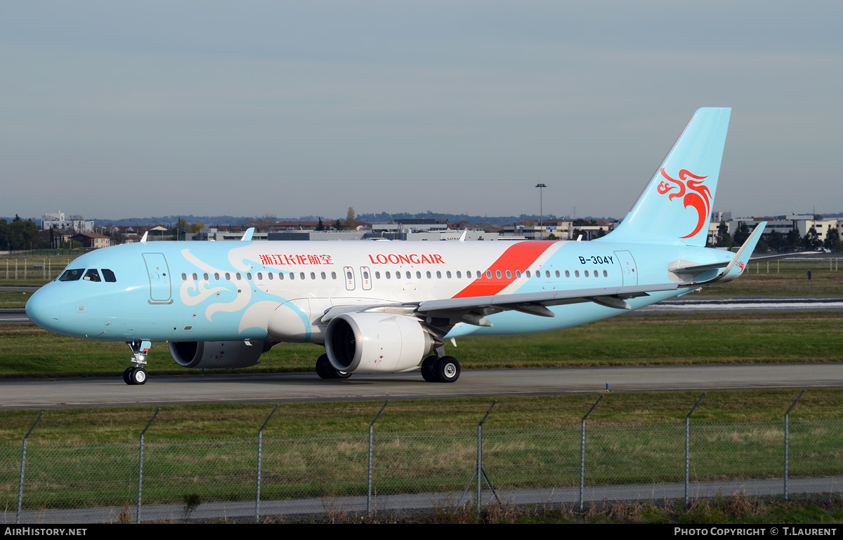 Aircraft Photo of B-304Y | Airbus A320-251N | Loongair | AirHistory.net #346804