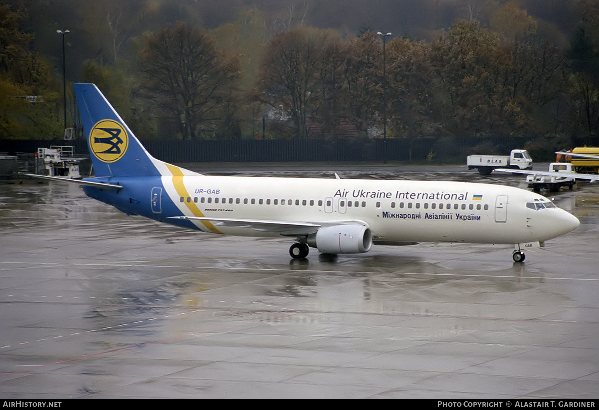 Aircraft Photo of UR-GAB | Boeing 737-4Y0 | Ukraine International Airlines | AirHistory.net #346809