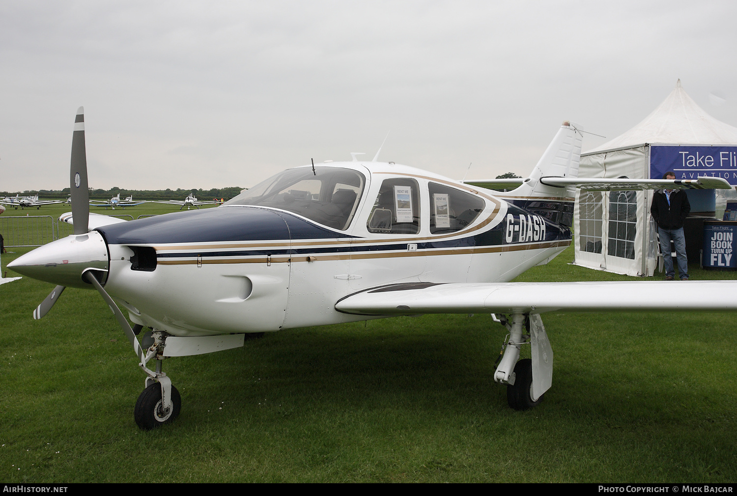 Aircraft Photo of G-DASH | Rockwell Commander 112A | AirHistory.net #346826