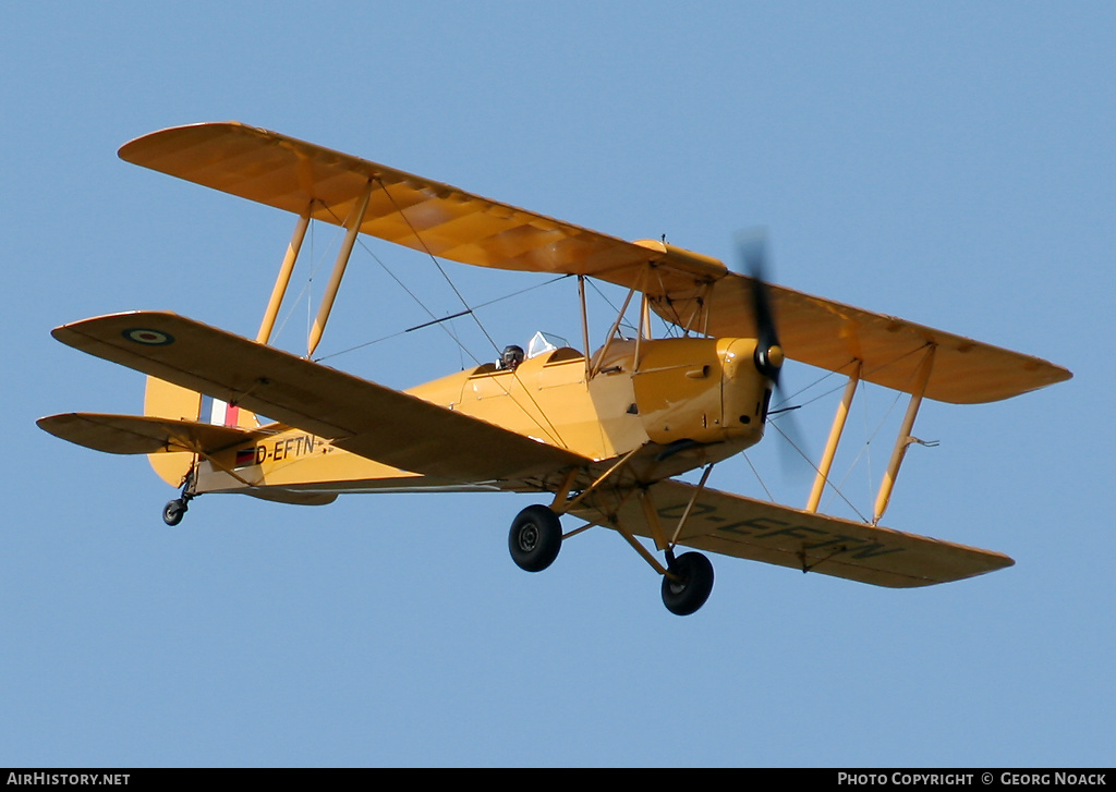 Aircraft Photo of D-EFTN | De Havilland D.H. 82A Tiger Moth | UK - Air Force | AirHistory.net #346870