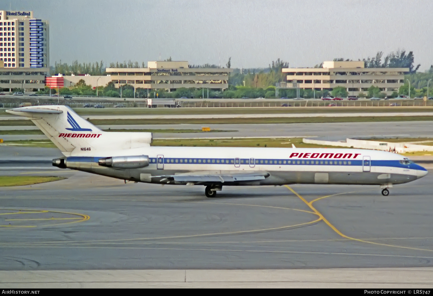 Aircraft Photo of N1646 | Boeing 727-295 | Piedmont Airlines | AirHistory.net #346885