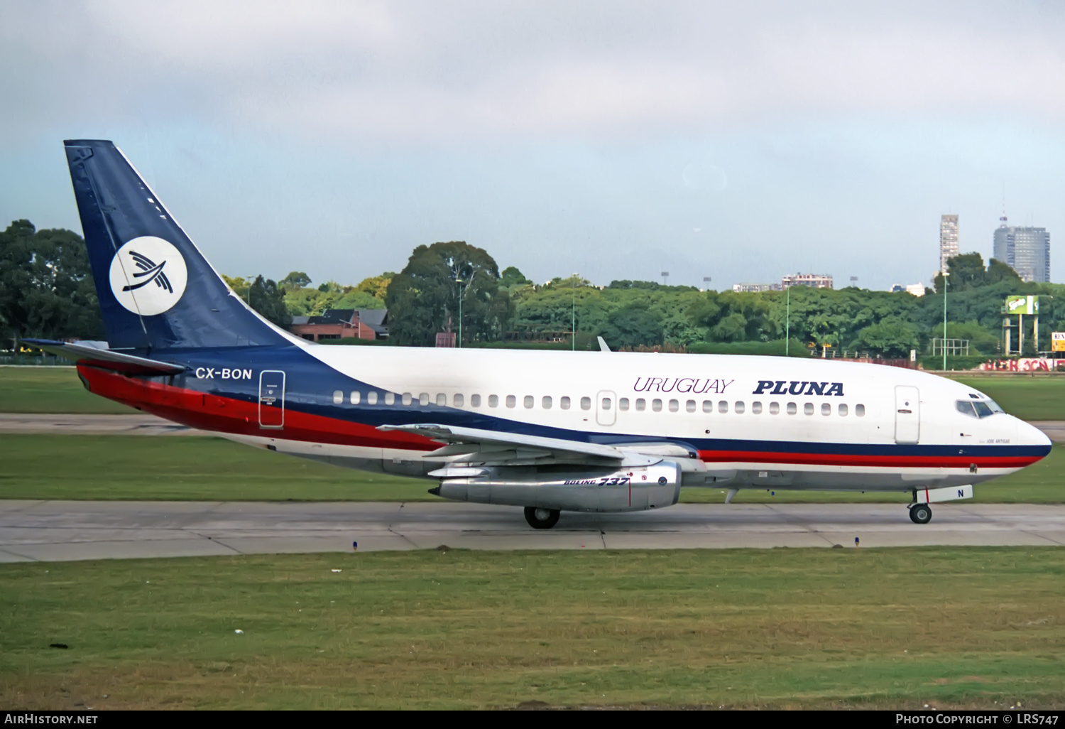 Aircraft Photo of CX-BON | Boeing 737-2A3/Adv | PLUNA Líneas Aéreas Uruguayas | AirHistory.net #346888