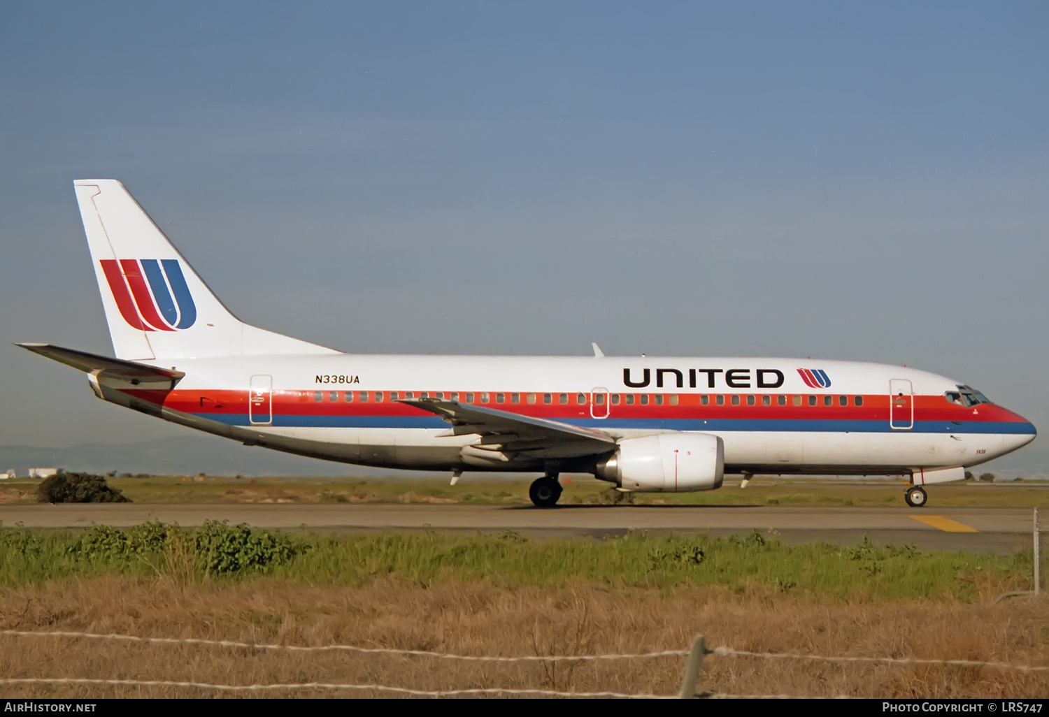 Aircraft Photo of N338UA | Boeing 737-322 | United Airlines | AirHistory.net #346895
