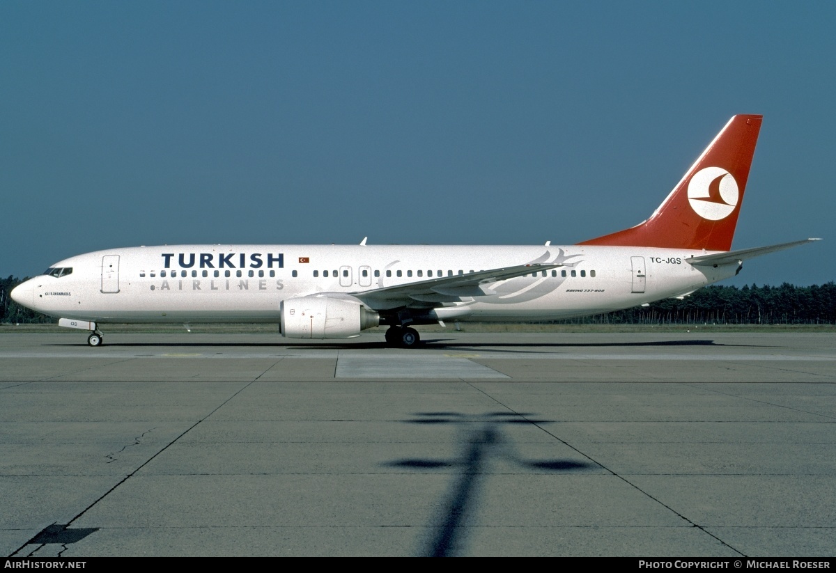 Aircraft Photo of TC-JGS | Boeing 737-8F2 | Turkish Airlines | AirHistory.net #346927