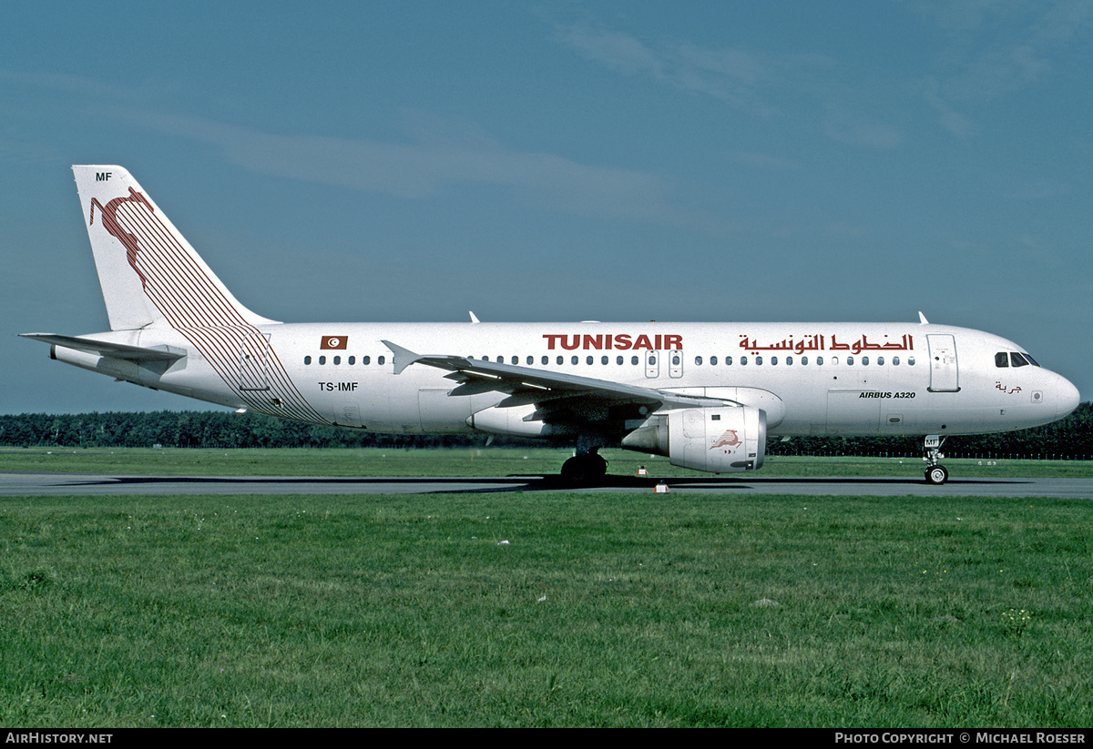 Aircraft Photo of TS-IMF | Airbus A320-211 | Tunisair | AirHistory.net #346937