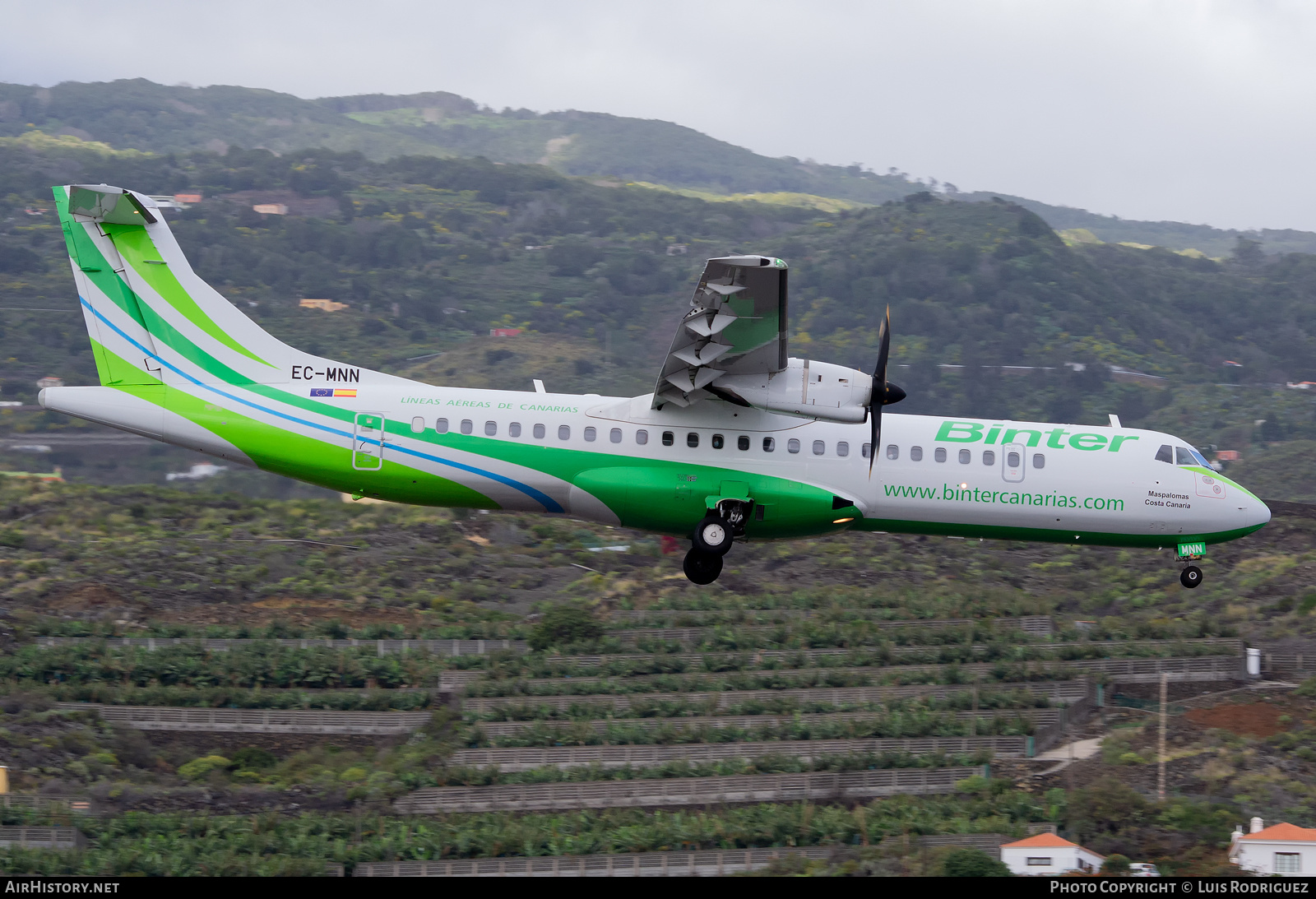 Aircraft Photo of EC-MNN | ATR ATR-72-600 (ATR-72-212A) | Binter Canarias | AirHistory.net #346940