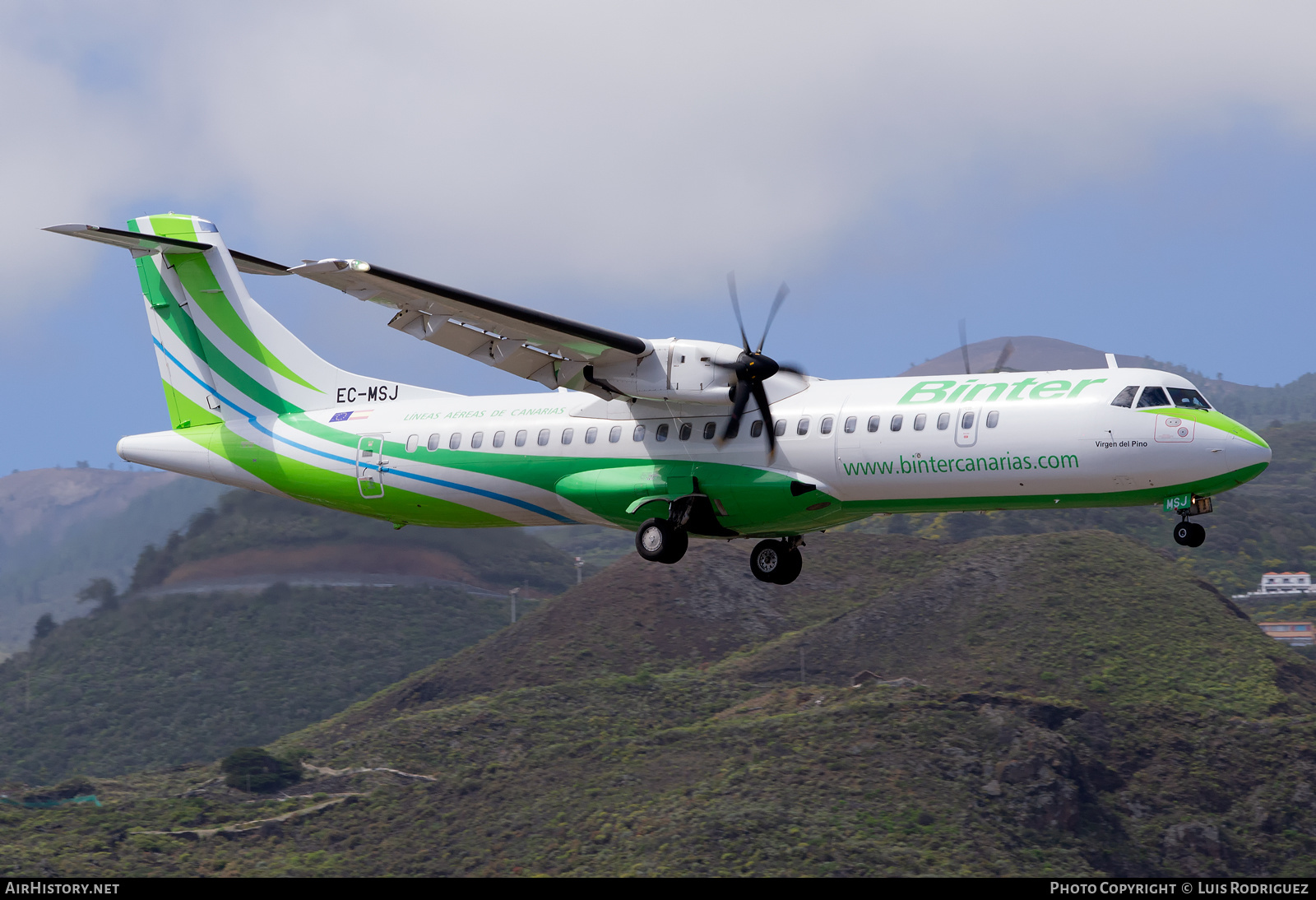 Aircraft Photo of EC-MSJ | ATR ATR-72-600 (ATR-72-212A) | Binter Canarias | AirHistory.net #346941