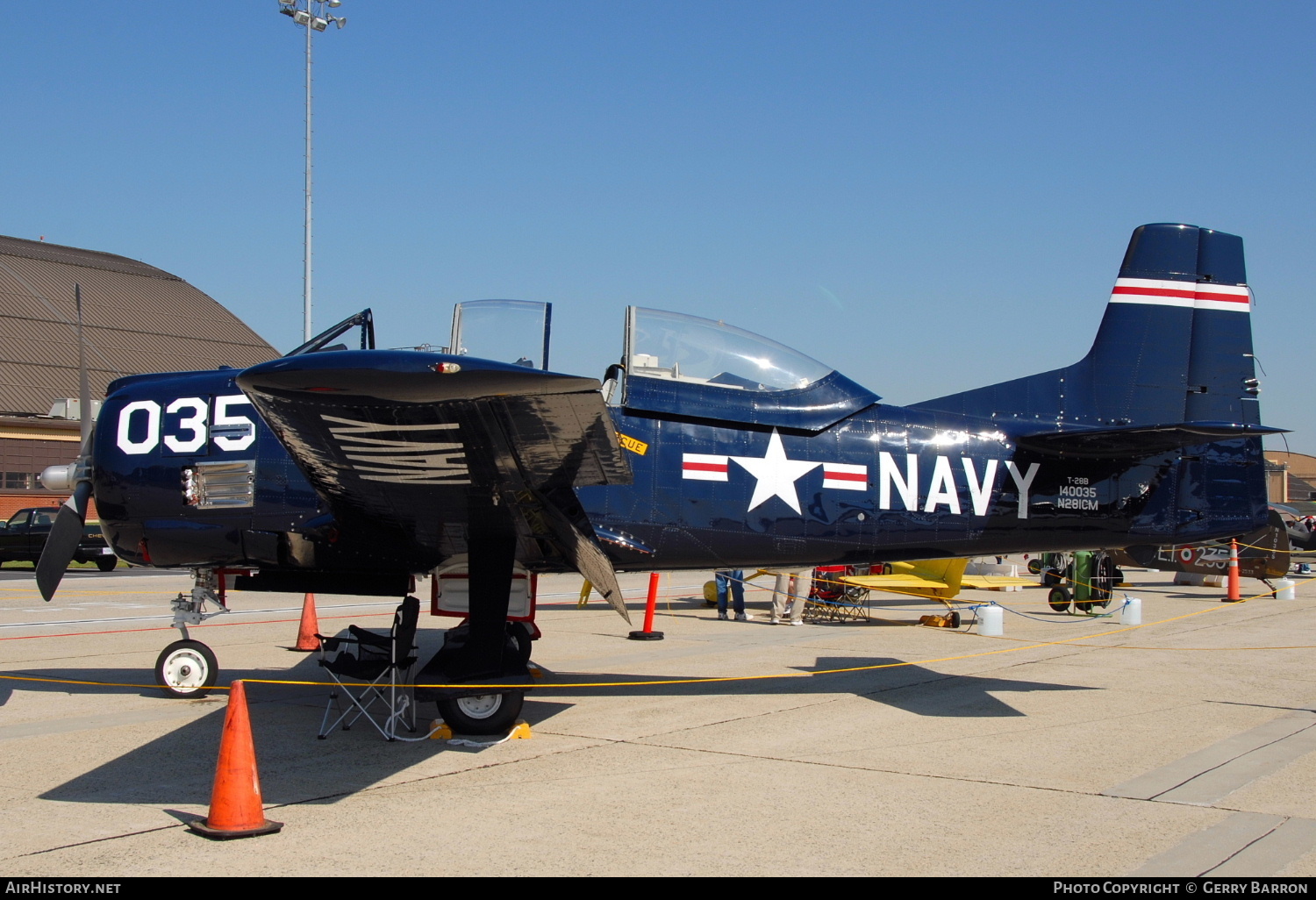 Aircraft Photo of N281CM / 140035 | North American T-28B Trojan | USA - Navy | AirHistory.net #346947