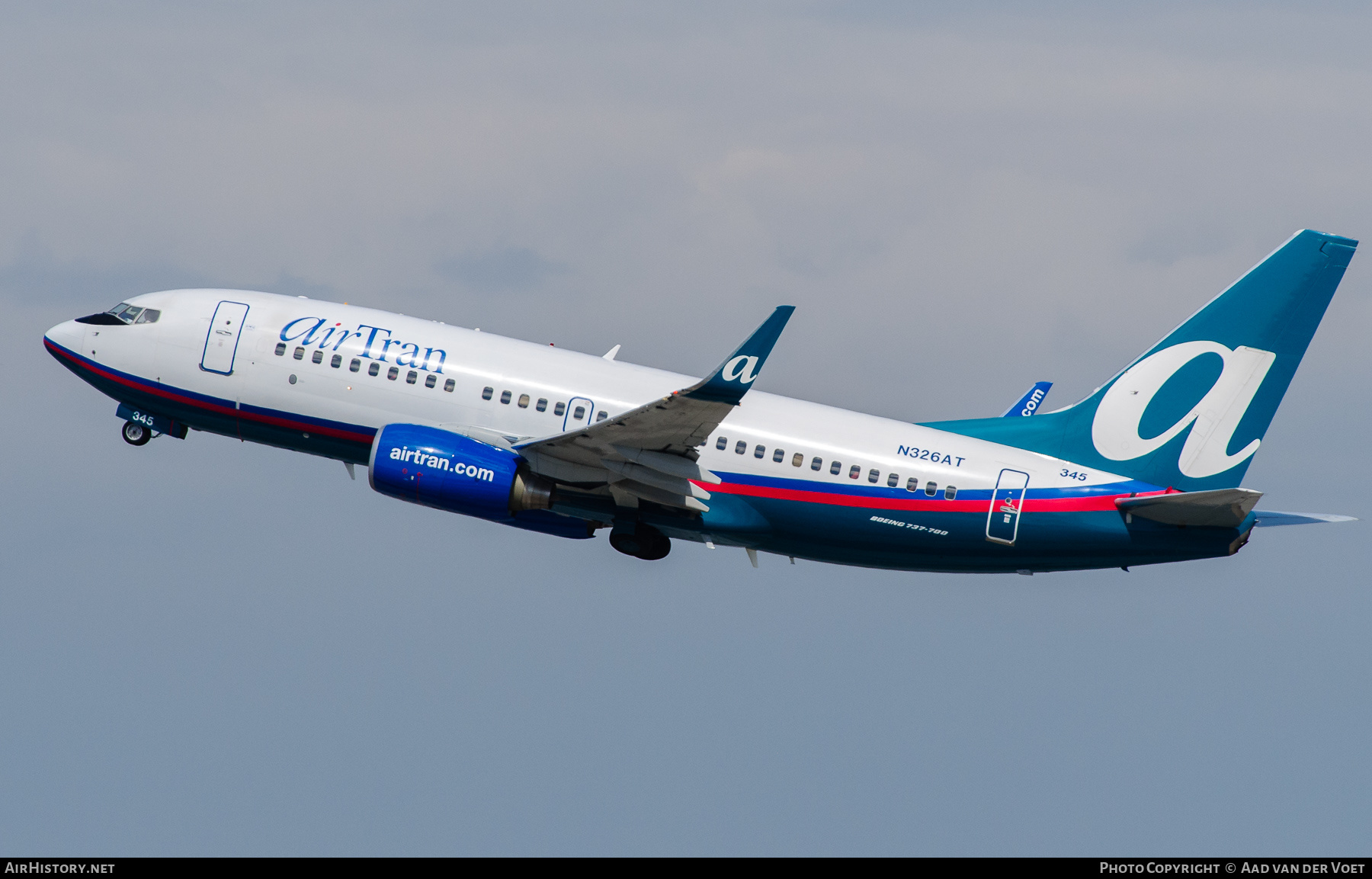 Aircraft Photo of N326AT | Boeing 737-7BD | AirTran | AirHistory.net #346973