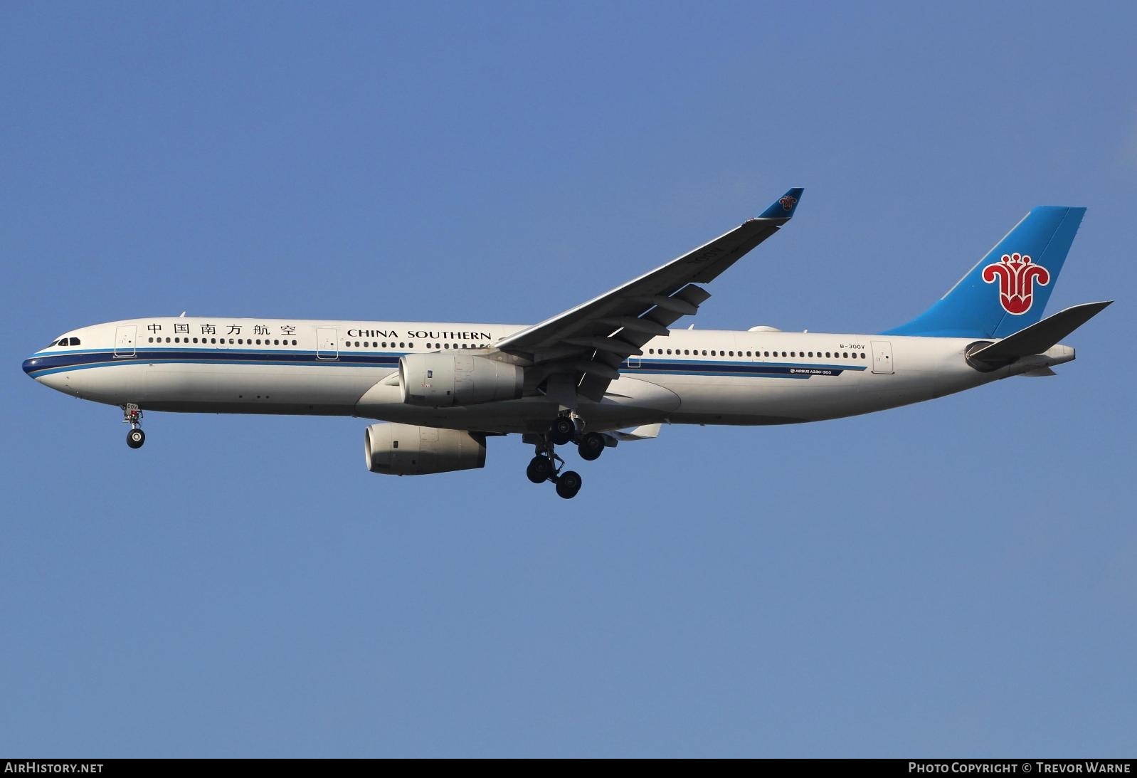 Aircraft Photo of B-300V | Airbus A330-343 | China Southern Airlines | AirHistory.net #346992
