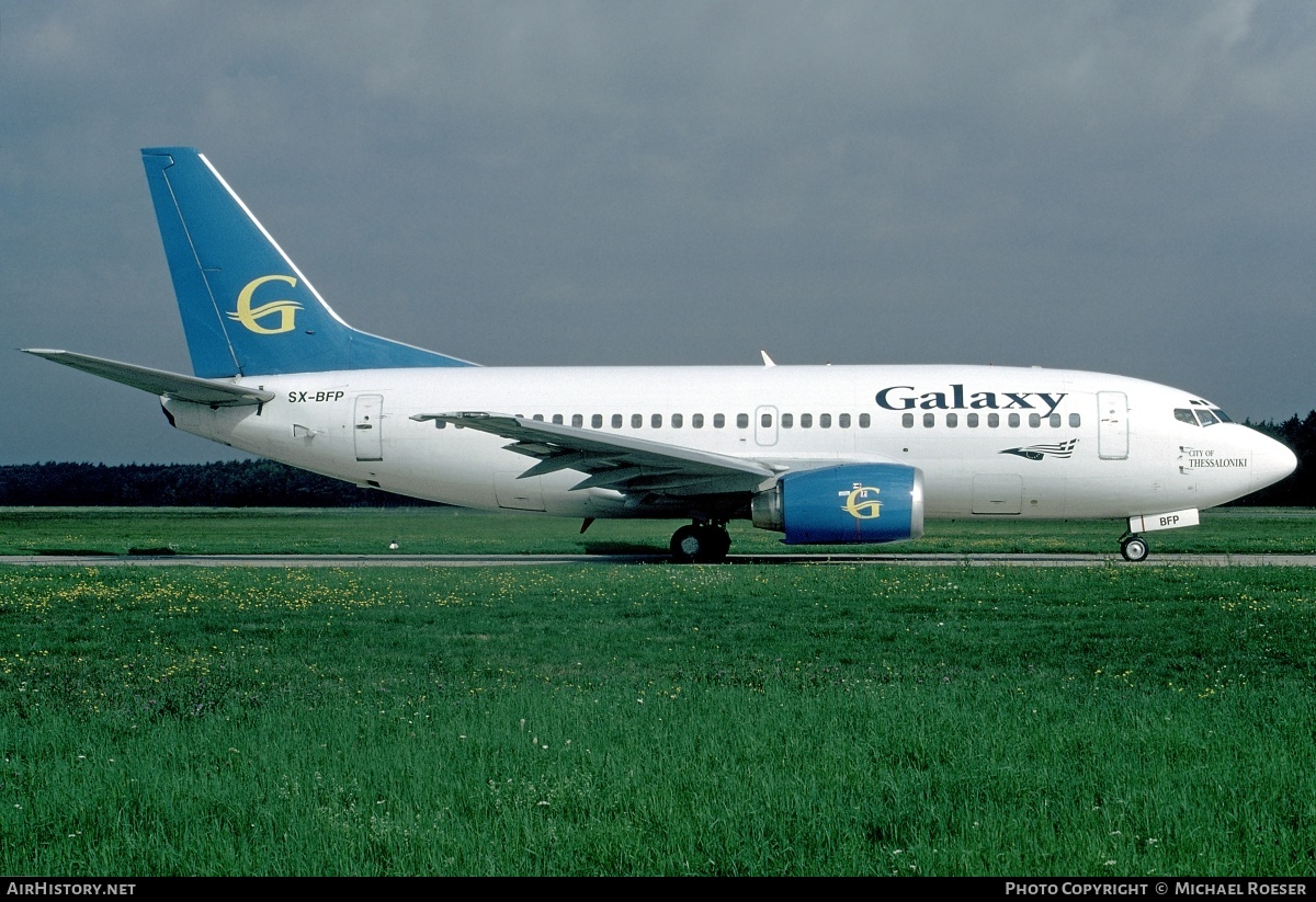 Aircraft Photo of SX-BFP | Boeing 737-5K5 | Galaxy Airways | AirHistory.net #346997