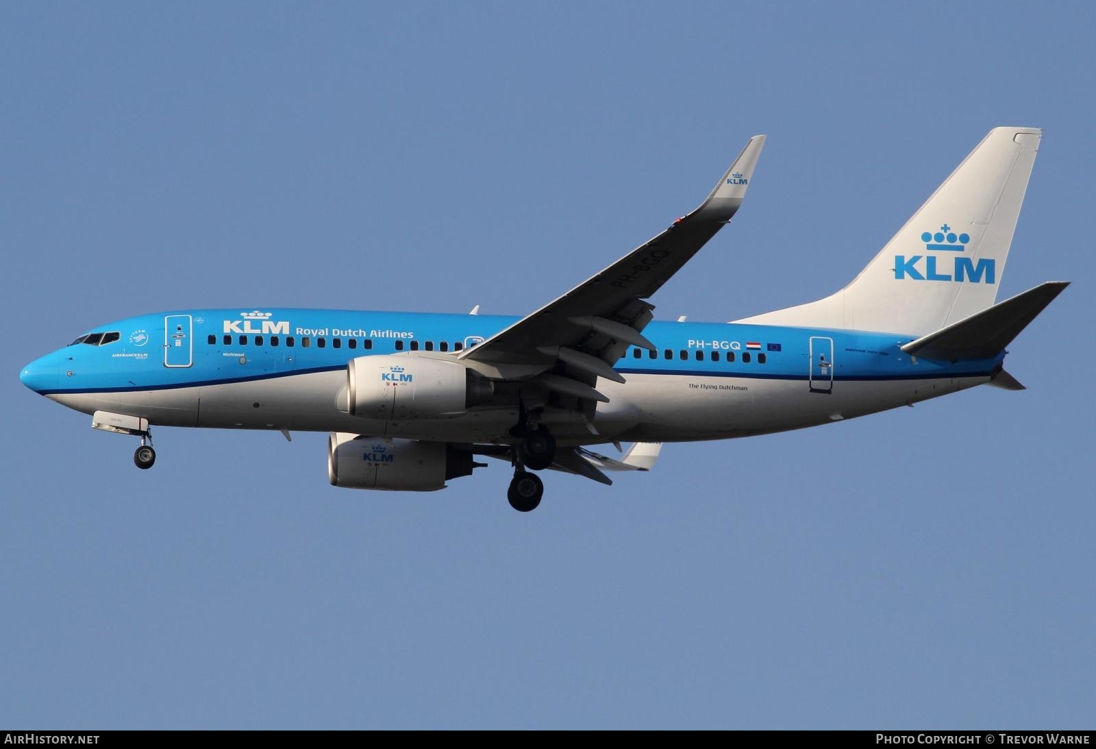 Aircraft Photo of PH-BGQ | Boeing 737-7K2 | KLM - Royal Dutch Airlines | AirHistory.net #346998