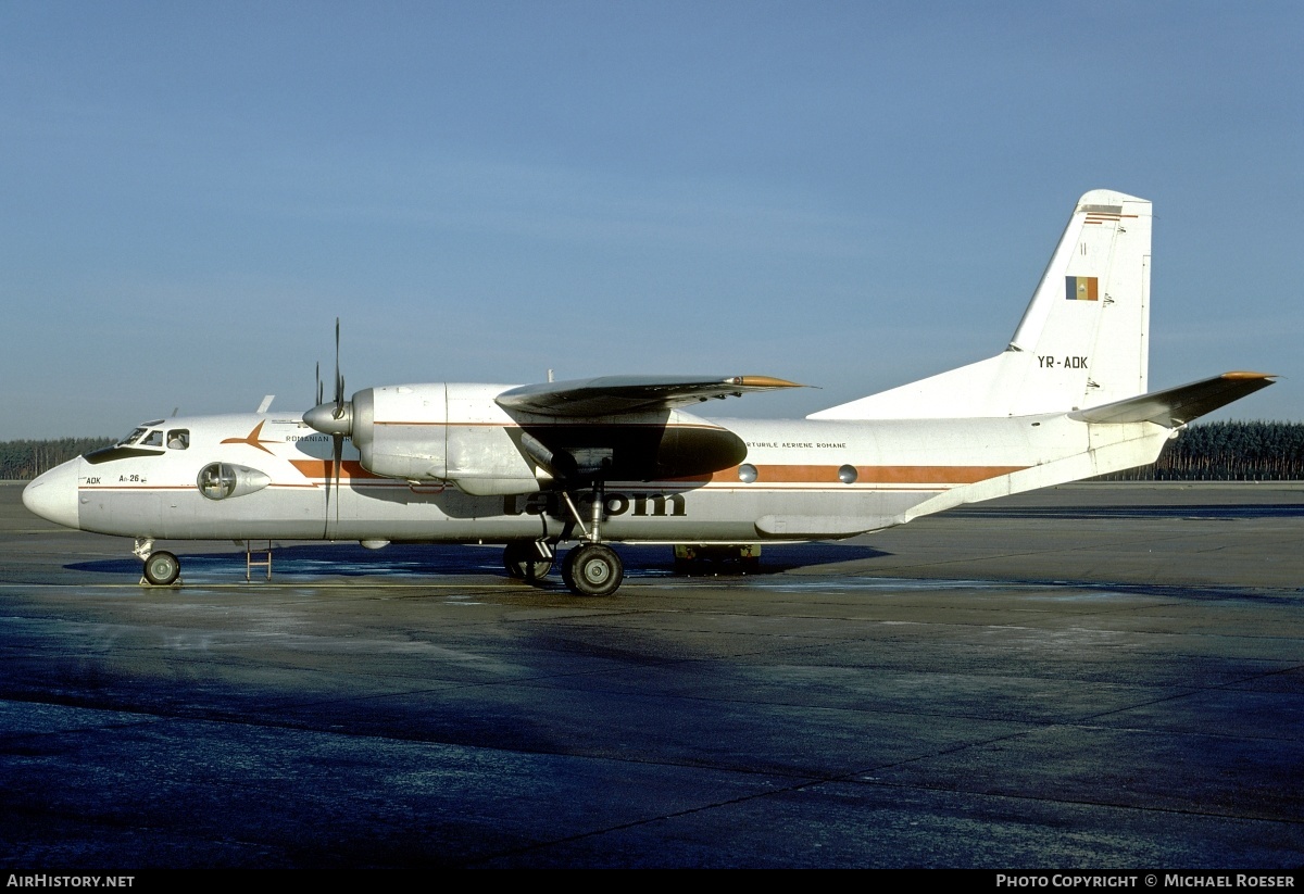 Aircraft Photo of YR-ADK | Antonov An-26 | TAROM - Transporturile Aeriene Române | AirHistory.net #347004