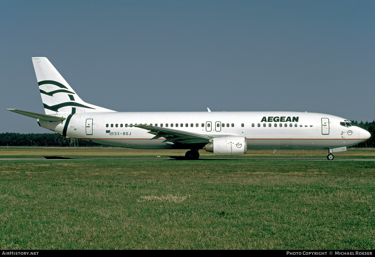 Aircraft Photo of SX-BGJ | Boeing 737-4S3 | Aegean Airlines | AirHistory.net #347014