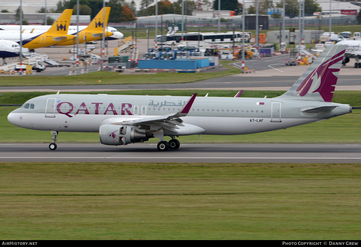 Aircraft Photo of A7-LAF | Airbus A320-214 | Qatar Airways | AirHistory.net #347018