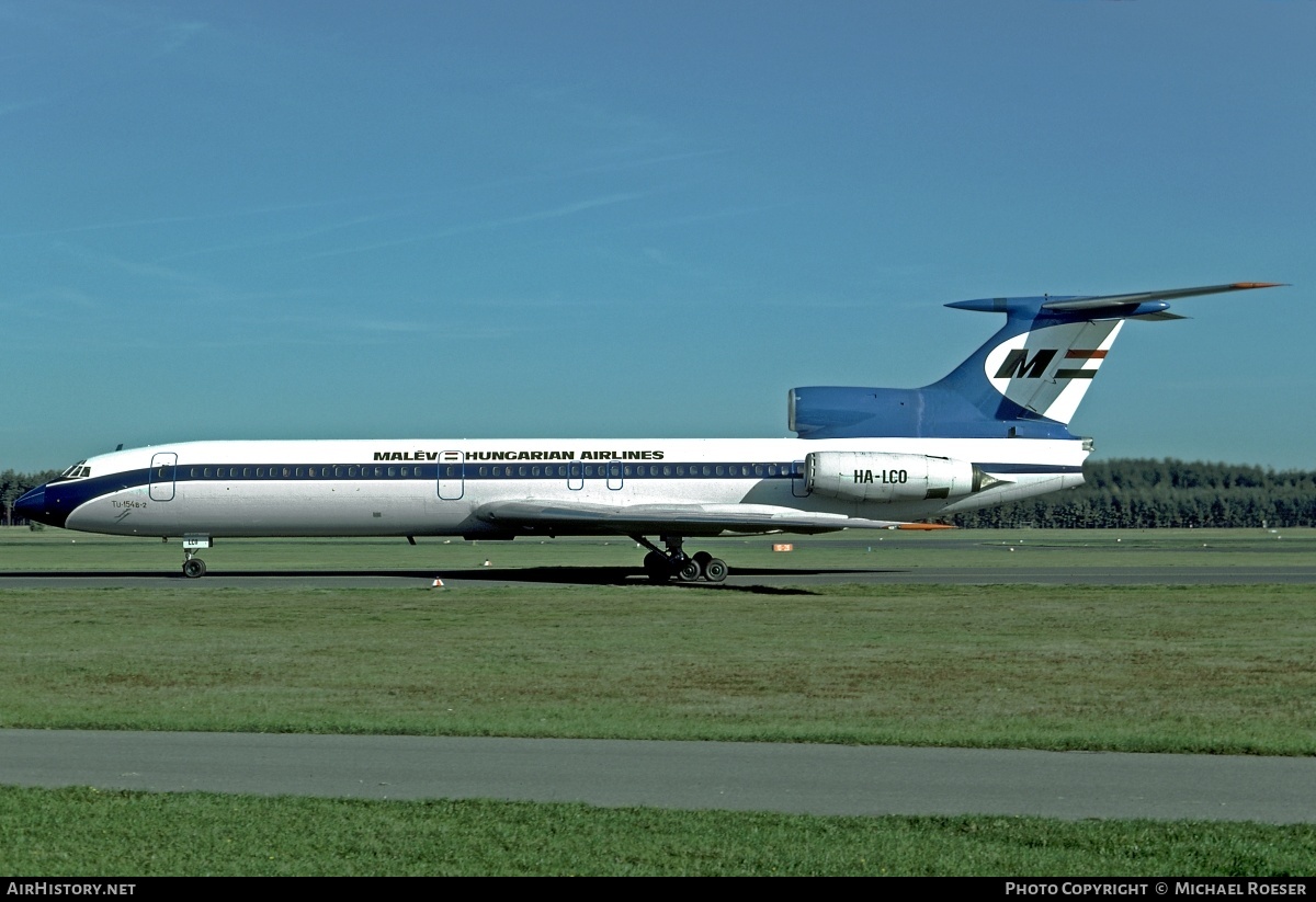 Aircraft Photo of HA-LCO | Tupolev Tu-154B-2 | Malév - Hungarian Airlines | AirHistory.net #347020