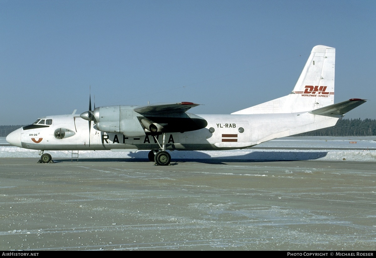 Aircraft Photo of YL-RAB | Antonov An-26B | RAF-Avia Airlines | AirHistory.net #347021