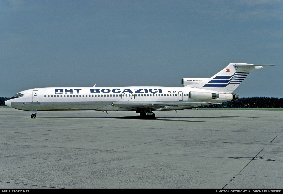 Aircraft Photo of TC-JFA | Boeing 727-264 | BHT - Boğaziçi Hava Taşımacılığı - Bosphorus Air Transport | AirHistory.net #347022