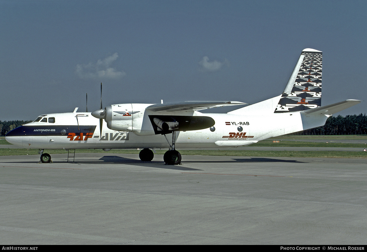 Aircraft Photo of YL-RAB | Antonov An-26B | RAF-Avia Airlines | AirHistory.net #347024