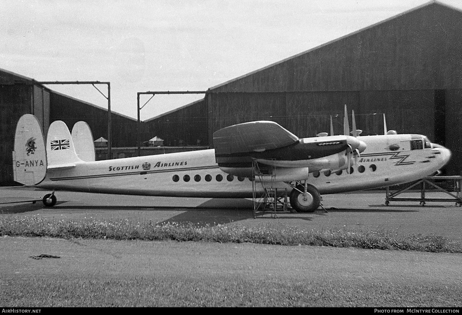 Aircraft Photo of G-ANYA | Avro 685 York C1 | Scottish Airlines | AirHistory.net #347040
