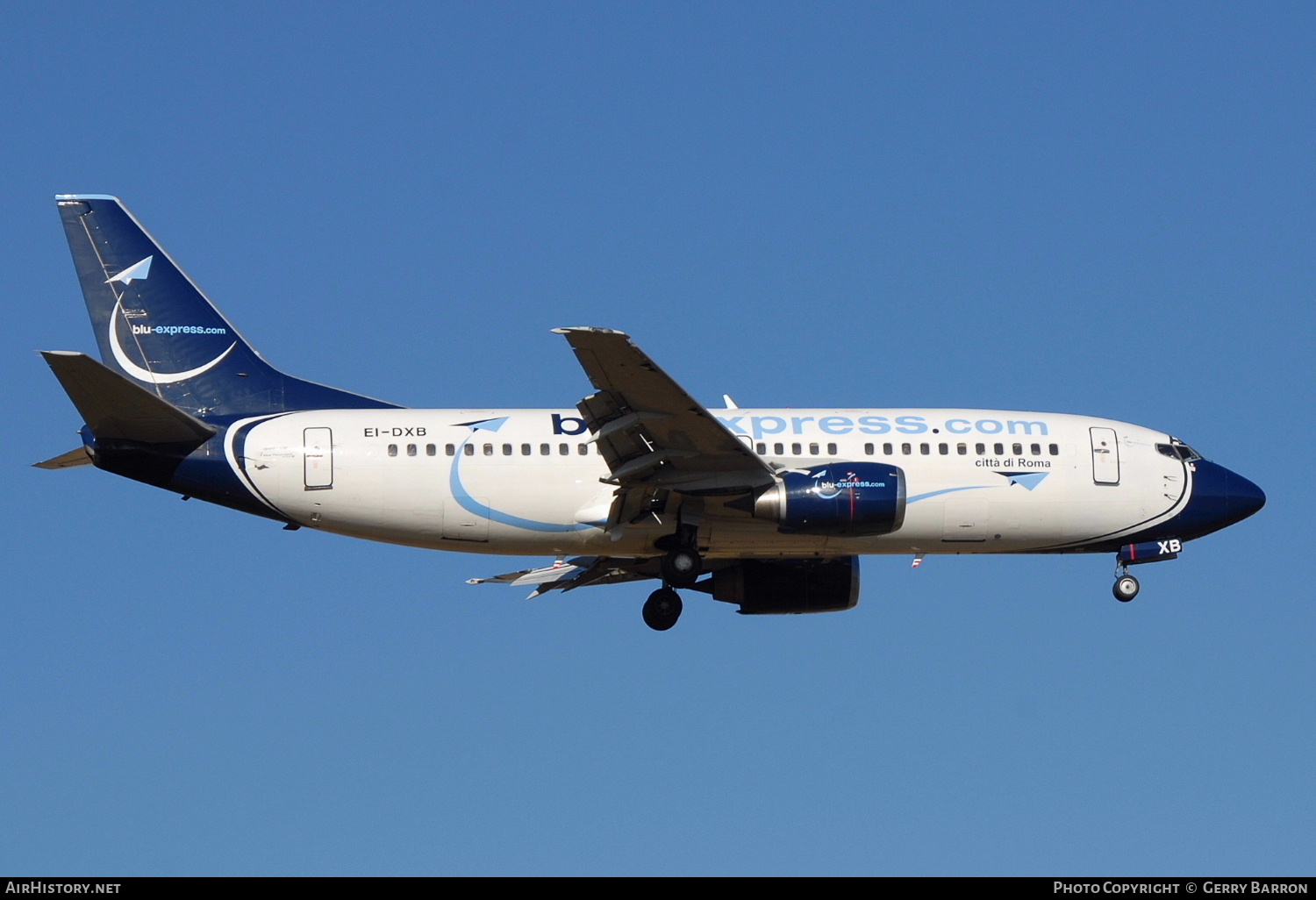 Aircraft Photo of EI-DXB | Boeing 737-31S | Blu-Express | AirHistory.net #347049