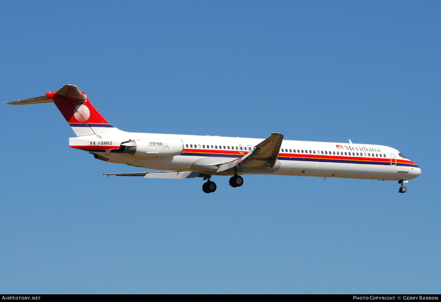 Aircraft Photo of I-SMEZ | McDonnell Douglas MD-82 (DC-9-82) | Meridiana | AirHistory.net #347050