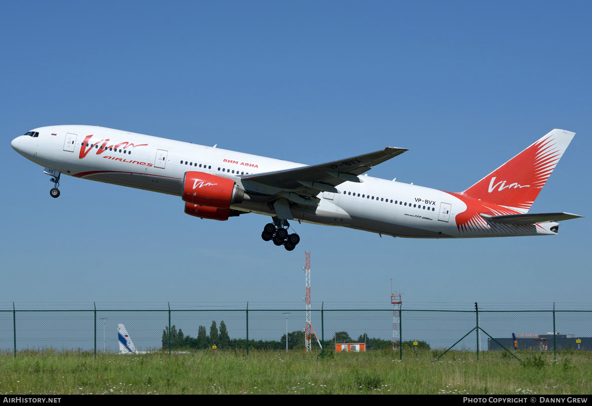 Aircraft Photo of VP-BVX | Boeing 777-212/ER | VIM Airlines | AirHistory.net #347053