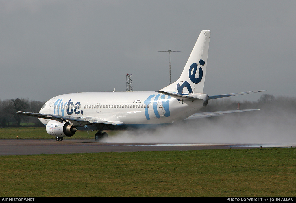 Aircraft Photo of G-STRE | Boeing 737-36N | Flybe - British European | AirHistory.net #347069