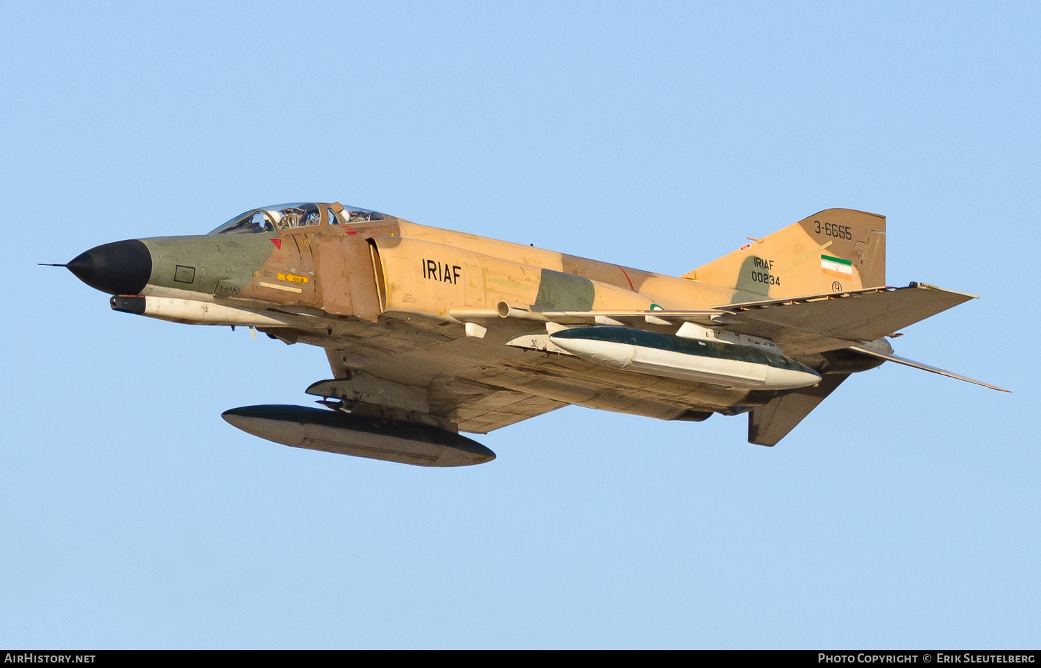 Aircraft Photo of 3-6665 / ٣-۶۶۶۵ | McDonnell Douglas F-4E Phantom II | Iran - Air Force | AirHistory.net #347085