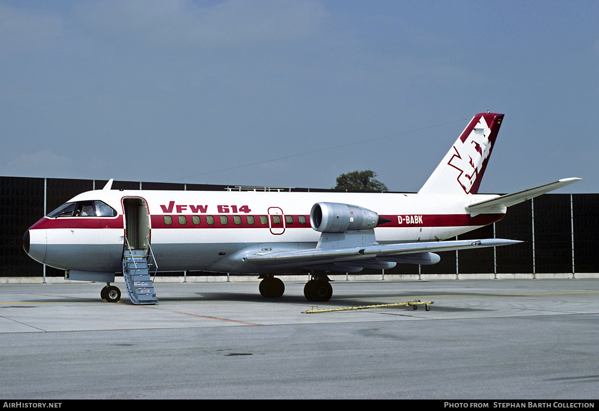 Aircraft Photo of D-BABK | VFW-Fokker VFW-614 | VFW-Fokker | AirHistory.net #347123