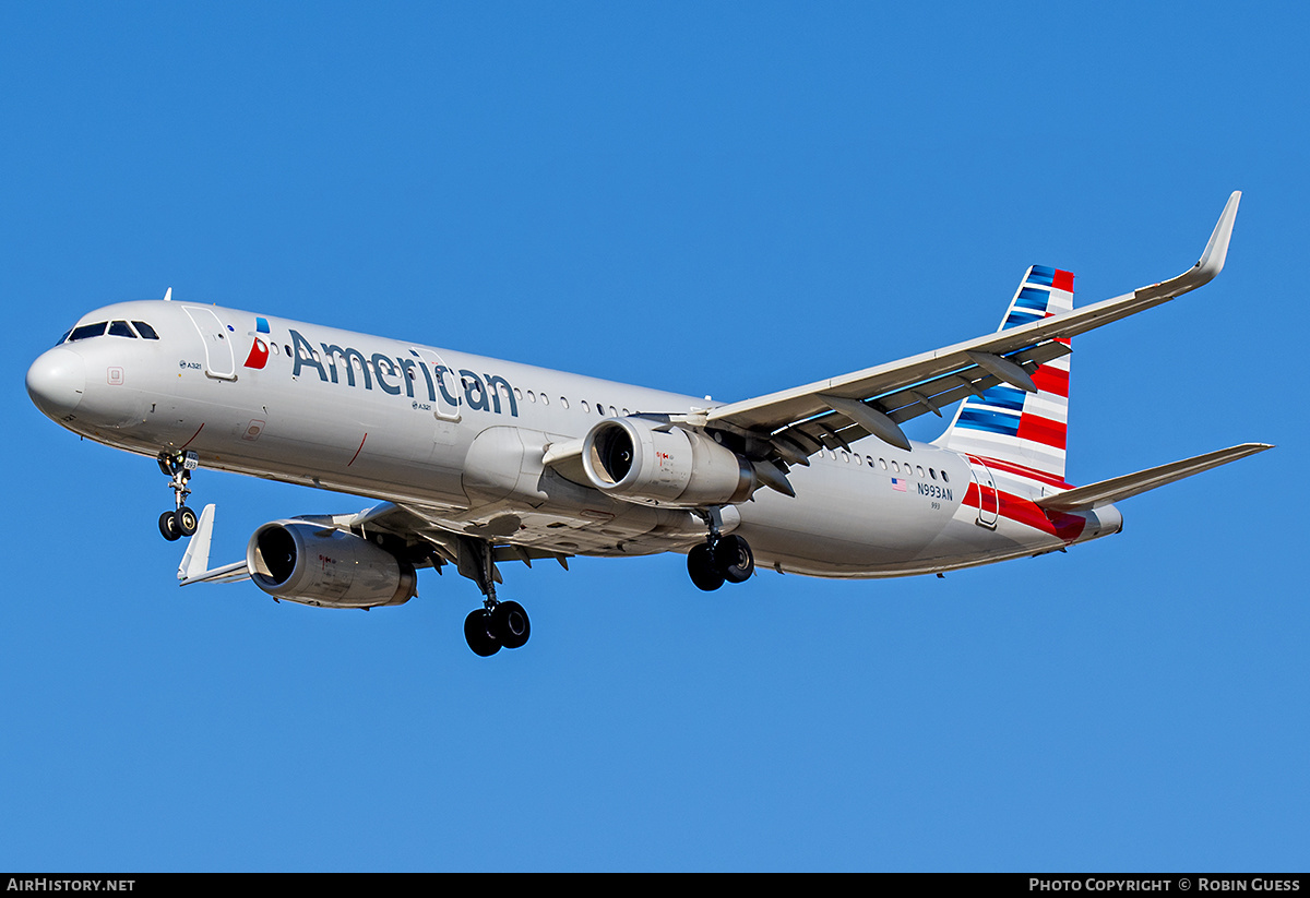 Aircraft Photo of N993AN | Airbus A321-231 | American Airlines | AirHistory.net #347148