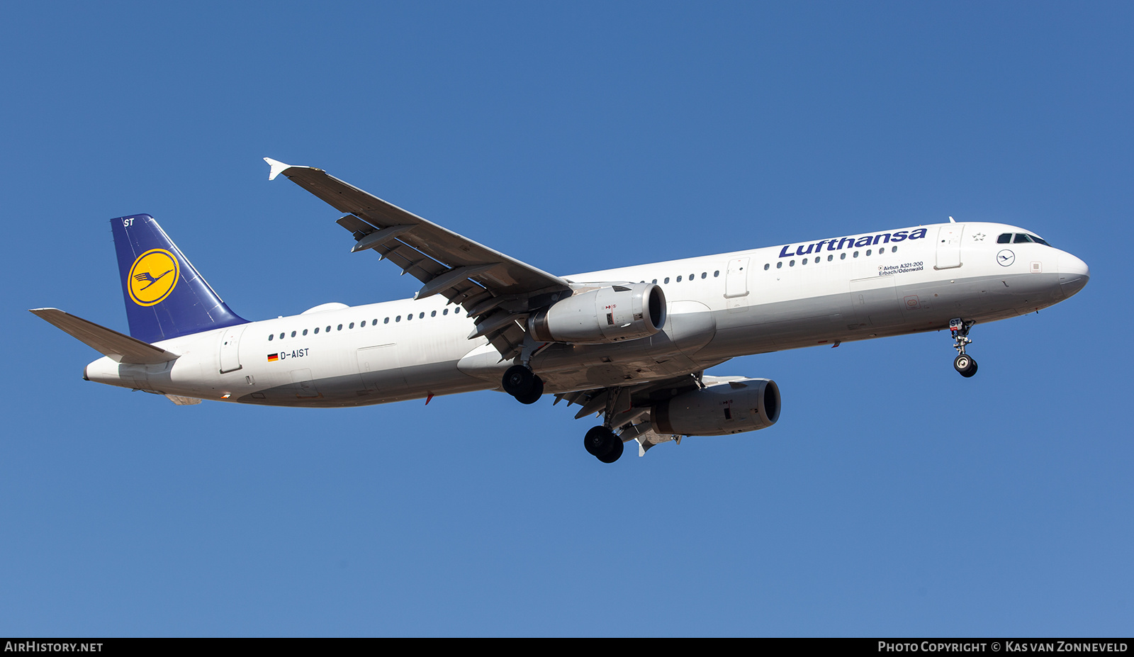 Aircraft Photo of D-AIST | Airbus A321-231 | Lufthansa | AirHistory.net #347154