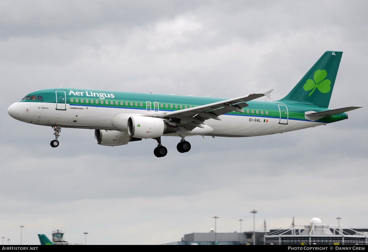 Aircraft Photo of EI-GAL | Airbus A320-214 | Aer Lingus | AirHistory.net #347195