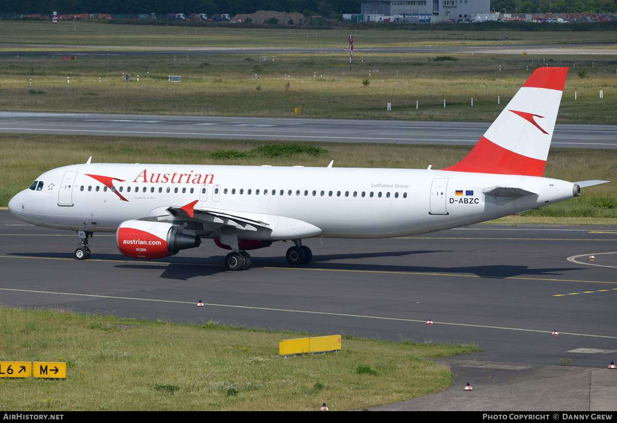 Aircraft Photo of D-ABZC | Airbus A320-216 | Austrian Airlines | AirHistory.net #347216