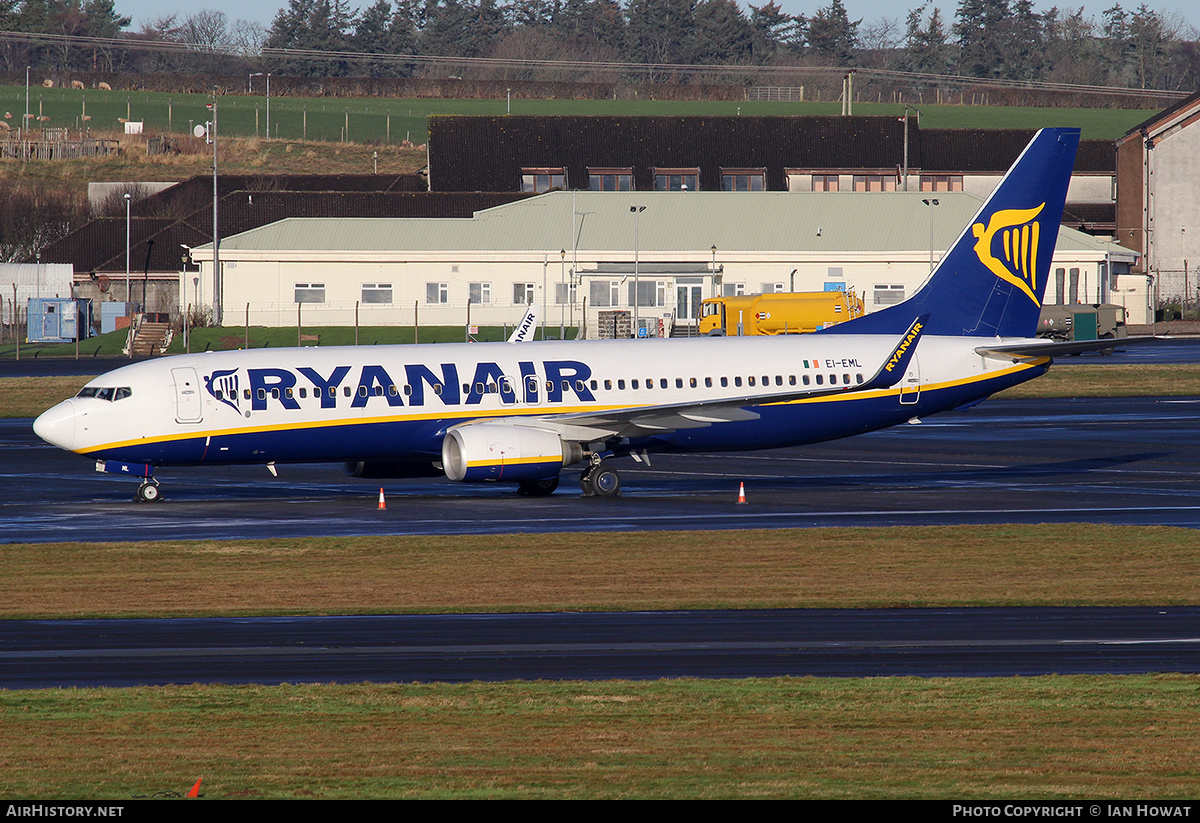 Aircraft Photo of EI-EML | Boeing 737-8AS | Ryanair | AirHistory.net #347231