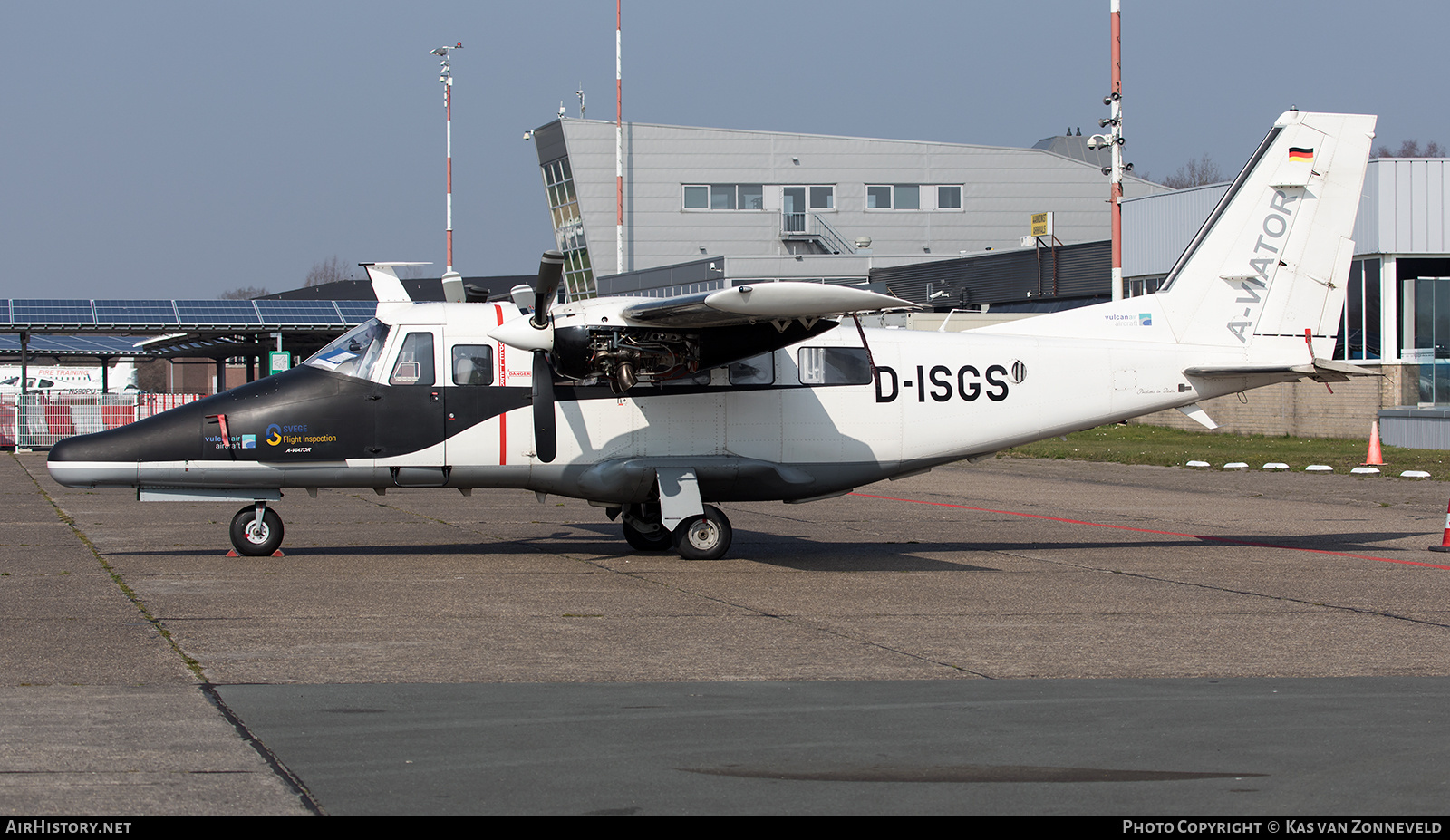 Aircraft Photo of D-ISGS | Vulcanair AP-68TP-600 A-Viator | SVEGE Flight Inspection | AirHistory.net #347254