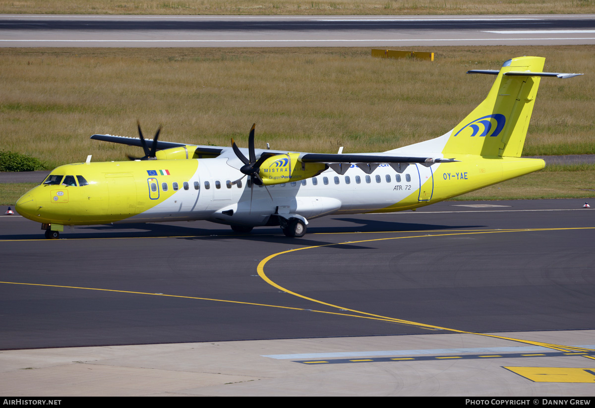Aircraft Photo of OY-YAE | ATR ATR-72-500 (ATR-72-212A) | Poste Italiane | AirHistory.net #347263
