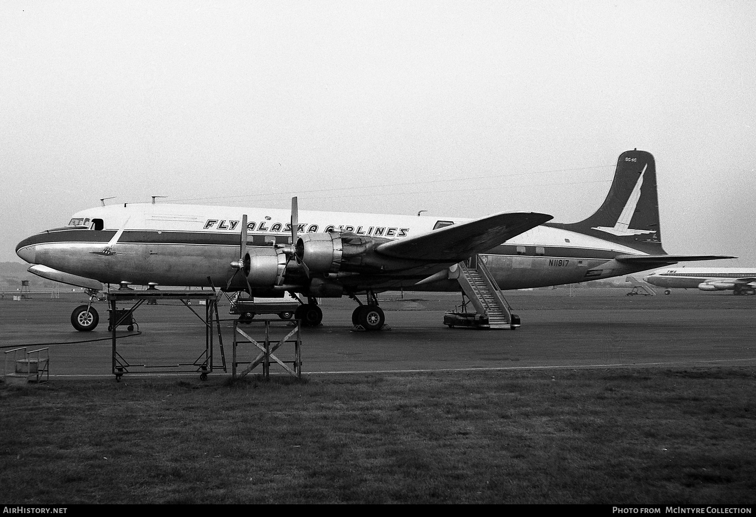 Aircraft Photo of N11817 | Douglas C-118A Liftmaster (DC-6A) | Alaska Airlines | AirHistory.net #347276