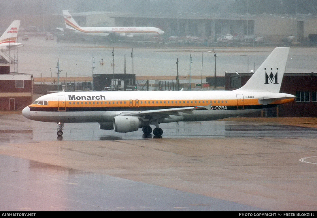Aircraft Photo of G-OZBA | Airbus A320-212 | Monarch Airlines | AirHistory.net #347329