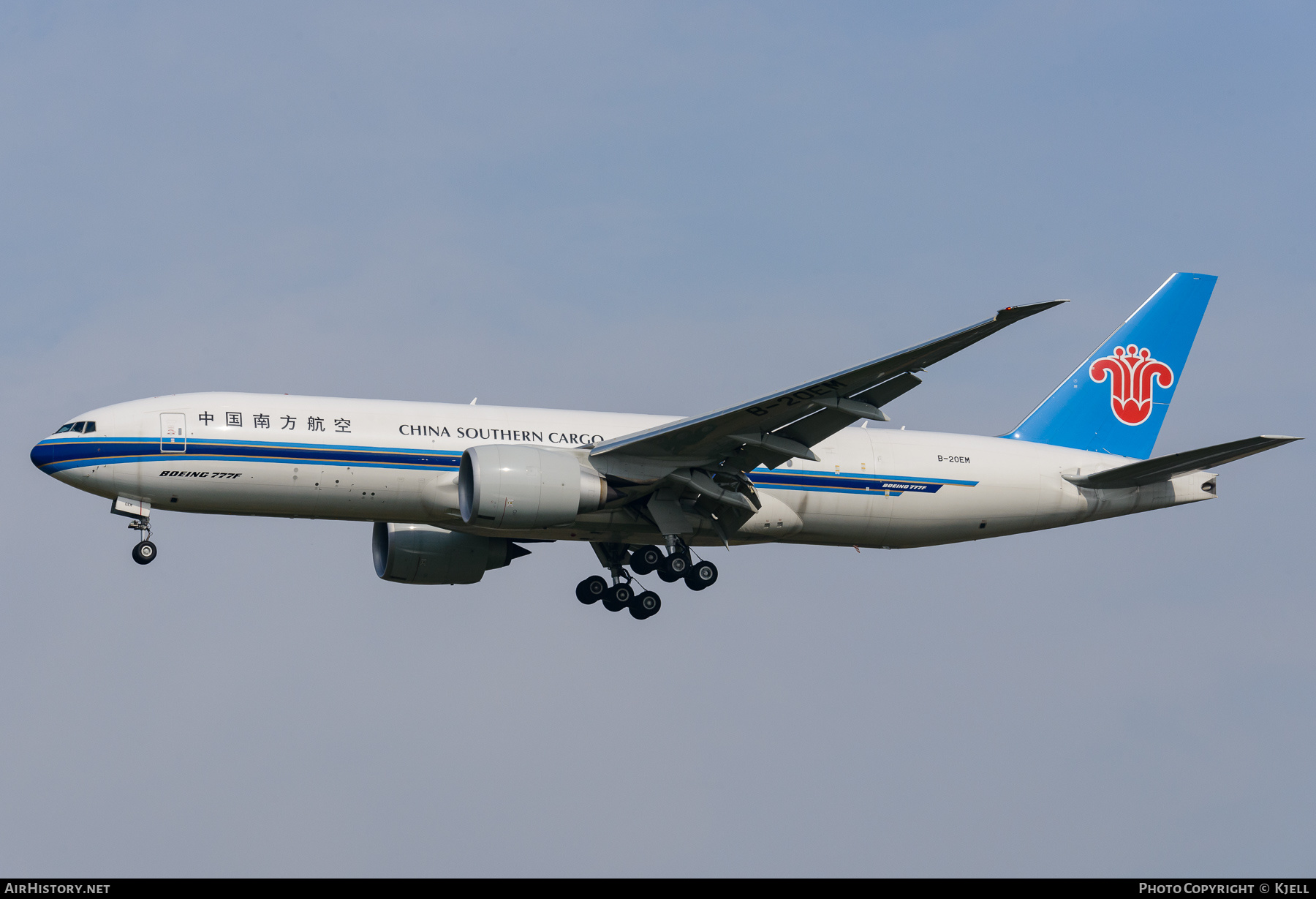 Aircraft Photo of B-20EM | Boeing 777-F | China Southern Airlines Cargo | AirHistory.net #347331