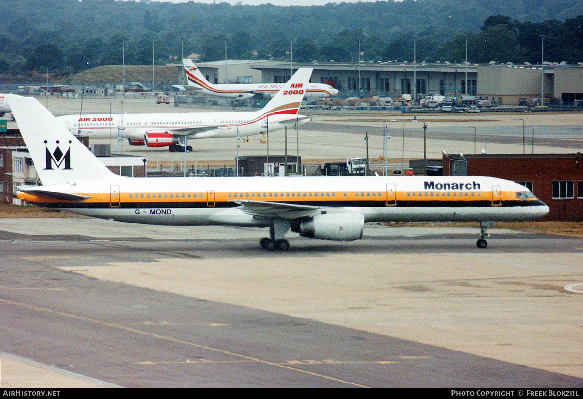 Aircraft Photo of G-MOND | Boeing 757-2T7 | Monarch Airlines | AirHistory.net #347335