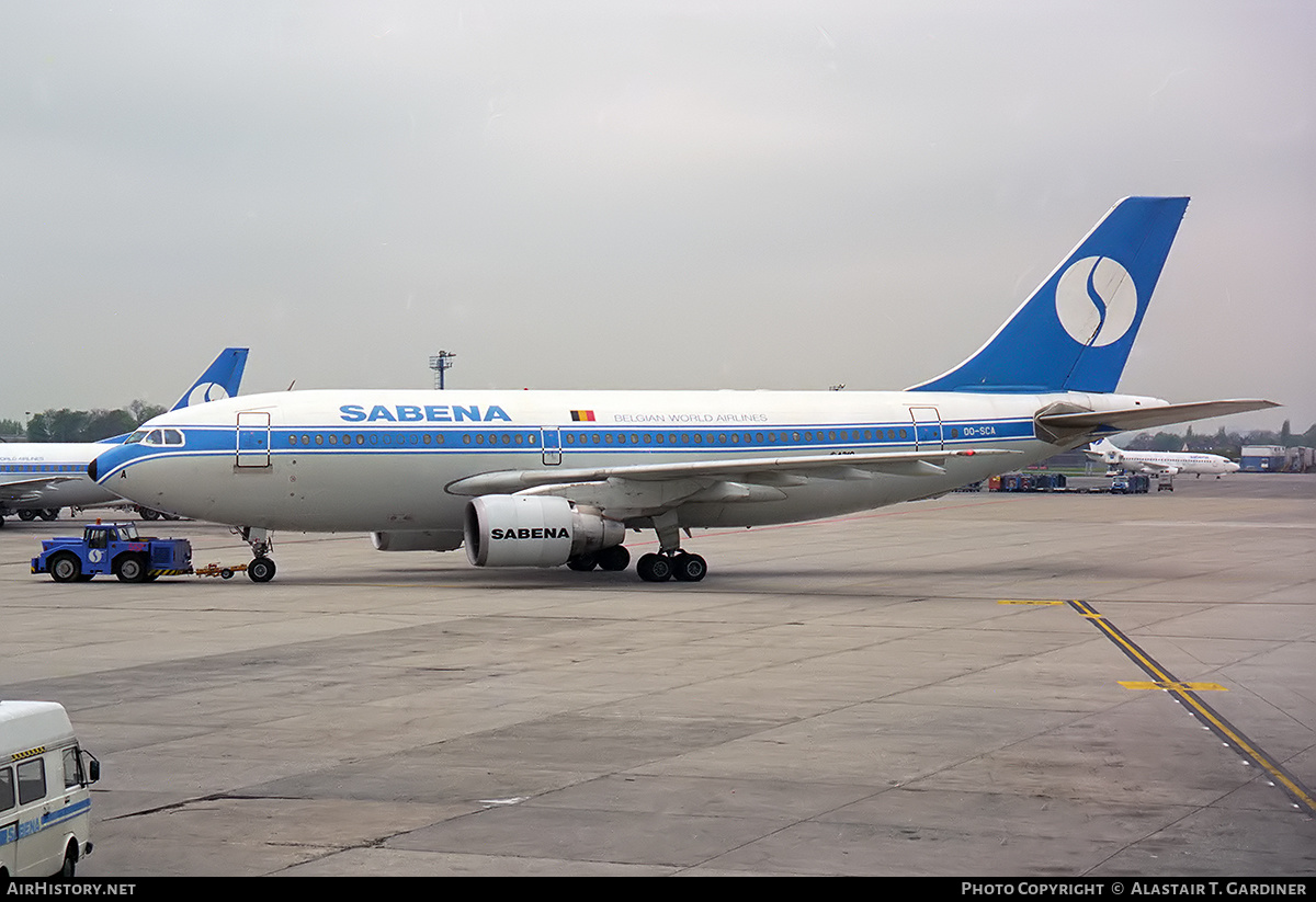 Aircraft Photo of OO-SCA | Airbus A310-222 | Sabena | AirHistory.net #347338