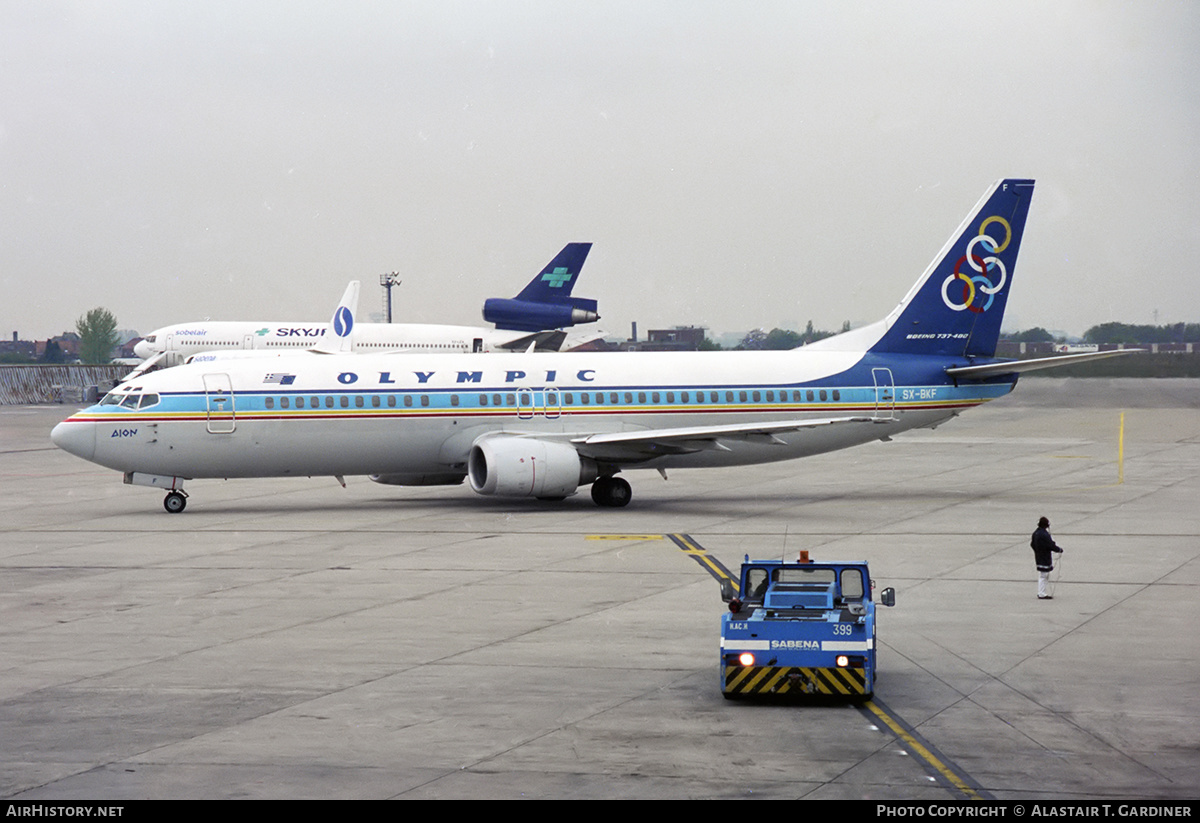 Aircraft Photo of SX-BKF | Boeing 737-484 | Olympic | AirHistory.net #347345