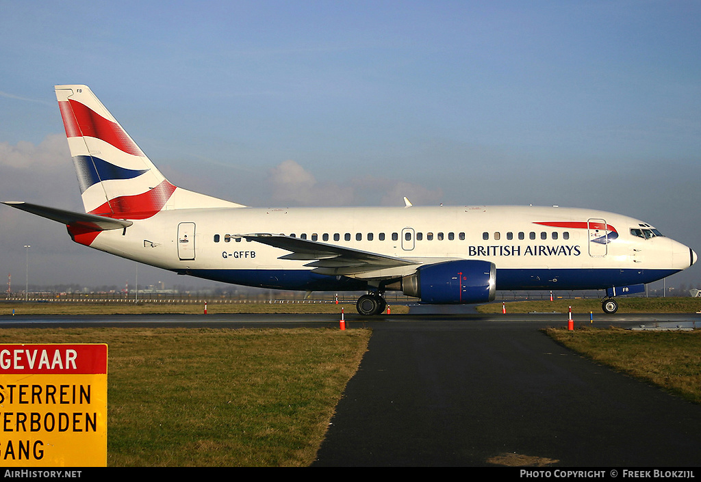 Aircraft Photo of G-GFFB | Boeing 737-505 | British Airways | AirHistory.net #347350