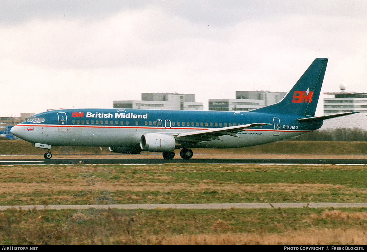 Aircraft Photo of G-OBMO | Boeing 737-4Q8 | British Midland Airways - BMA | AirHistory.net #347351